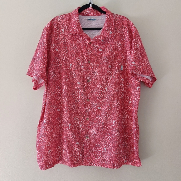 Columbia PFG Omni-shade Men's Short Sleeve Shirt Size XL - Picture 2 of 16